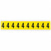 Number Label 4 1-1/2in.Hx7/8in.W