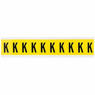 Letter Label K 1-1/2in.Hx7/8in.W