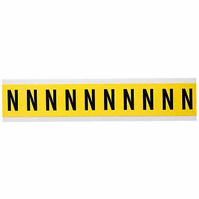 Letter Label N 1-1/2in.Hx7/8in.W