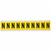 Letter Label N 1-1/2in.Hx7/8in.W