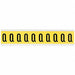 Letter Label Q 1-1/2in.Hx7/8in.W Vinyl