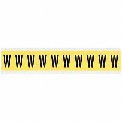 Letter Label W 1-1/2in.Hx7/8in.W Vinyl