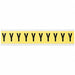 Letter Label Y 1-1/2in.Hx7/8in.W Vinyl