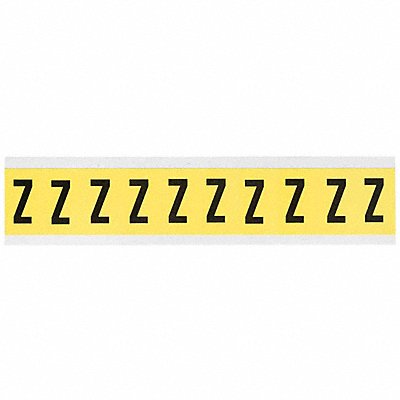 Letter Label Z 1-1/2in.Hx7/8in.W Vinyl
