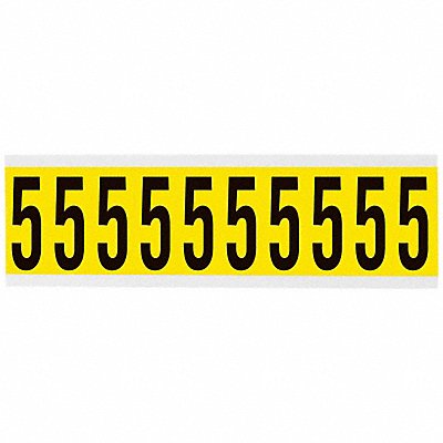 Number Label 5 2-1/4in.Hx7/8in.W