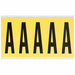 Letter Label A 5in.Hx1-3/4in.W Vinyl