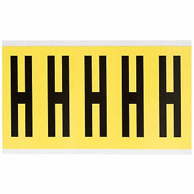 Letter Label H 5in.Hx1-3/4in.W Vinyl