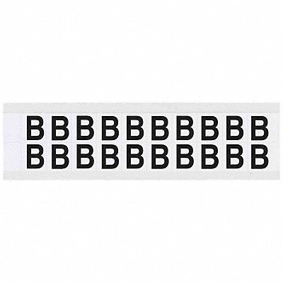 Letter Label B 3/4in.Hx21/32in.W Vinyl