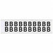 Letter Label B 3/4in.Hx21/32in.W Vinyl
