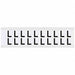 Letter Label L 3/4in.Hx21/32in.W Vinyl