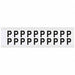 Letter Label P 3/4in.Hx21/32in.W Vinyl