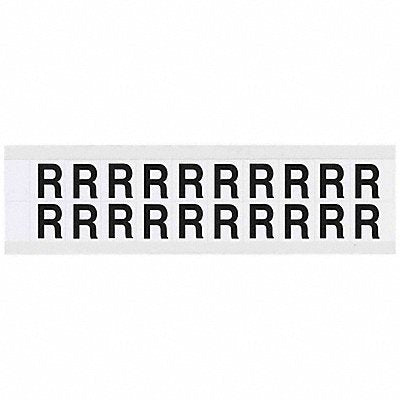 Letter Label R 3/4in.Hx21/32in.W Vinyl