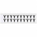 Letter Label Y 3/4in.Hx21/32in.W Vinyl