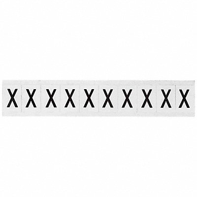 Letter Label 1-1/2 H 1-11/64 W PK10