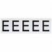 Letter Label 2-1/4 H 1-13/16 W PK5