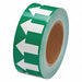 Pipe Marking Tape Grn 2in W 90ft Roll L