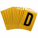 Letter Label D 1-1/2in.Hx1in.W PK25