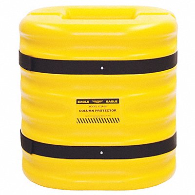 Column Protectr Fits 10 in HDPE Yllw