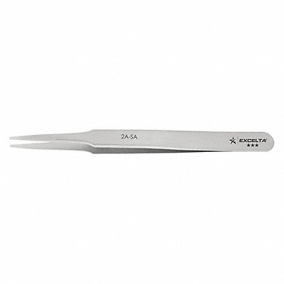 Tweezer Flat 4-3/4 in L SS 1/16 in Tip