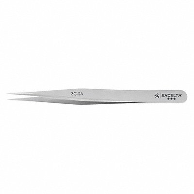 Tweezer Fine 4-1/4 in L SS 1/64 in Tip