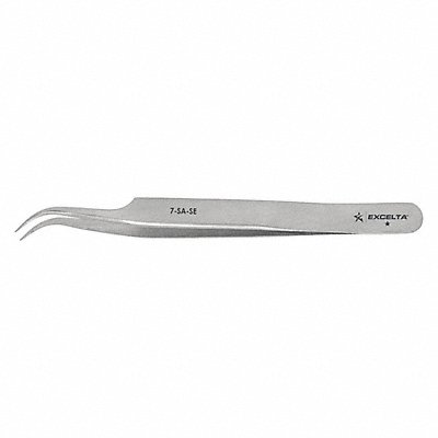 Tweezer Curved Fine 4-1/2 in L SS