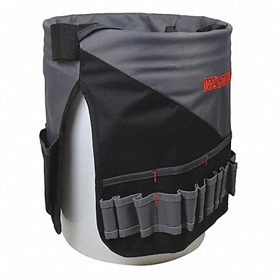 Bucket Tool Organizer Polyester Gray