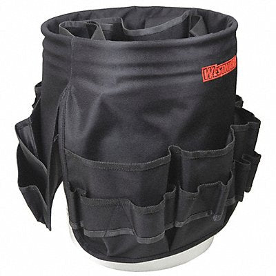 Bucket Tool Organizer Polyester Black