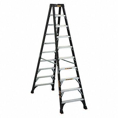 Twin Stepladder Fbrgls IA 10ft DXL3030