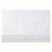 Shades White Polyester/Aluminum 84In W