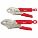 Locking Plier Sets Ergonomic 2 Pcs