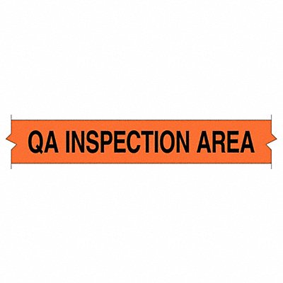 Floor Tape Black/Orange 2 inx100 ft Roll