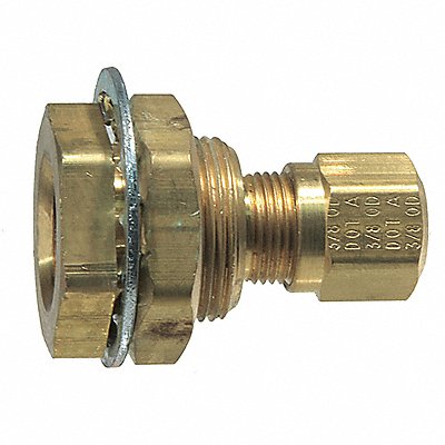 Bulkhead Airbrake Brass/Steel 2000psi