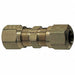 Tube Union Compression Brass 150psi