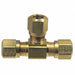 Union Tee Compression Brass 1/4In Tube