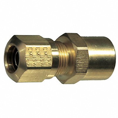 Female Connector Compression Brass 1.3In