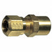 Female Connector Compression Brass 1.3In