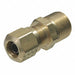 Male Connector Compression Brass 1.42In