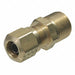 Male Connector Compression Brass 1.1In