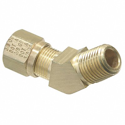 Male Elbow Compression Brass 1/8In Pipe