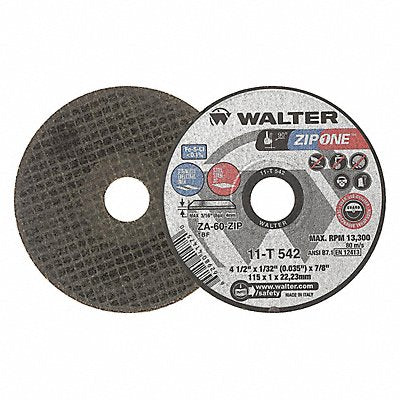 Cut-Off Wheel T1 4-1/2x1/32x7/8 