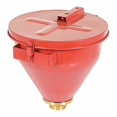 Steel Drum Funnel - Self Closing Lid