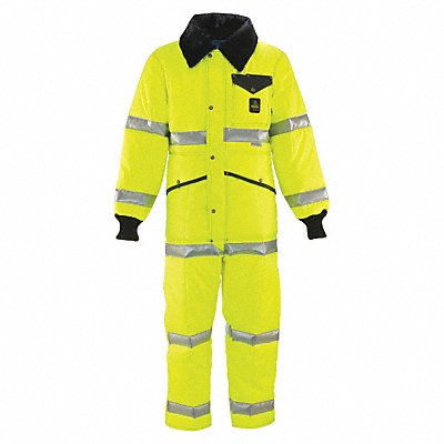 Coverall Hivis Coverall Lime 4Xl Tall