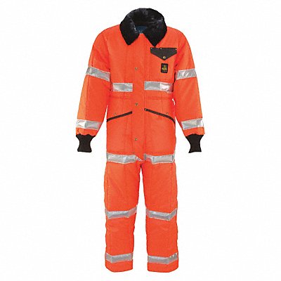 Coverall Hivis Coverall Orange 4Xl Tall