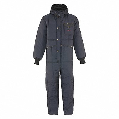 Coverall Suit With Hood Navy 3Xl