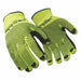 Glove Dot Grip Hivis Lime Large PR