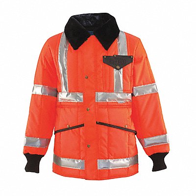 Jacket Hivis Jackoat Orange Large Tall