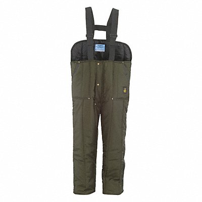 Overall Iron-Tuff Low Bib Sage Large