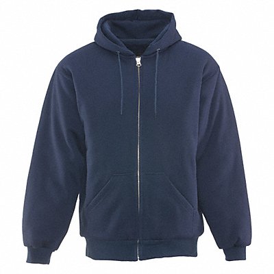 Sweatshirt Insulated Quilted Navy Medium
