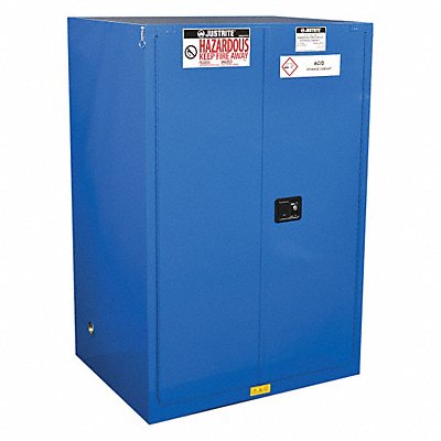 Haz Material Safety Cabinet 90 Gal Blue