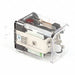 Relay dpdt/10a/12vdc